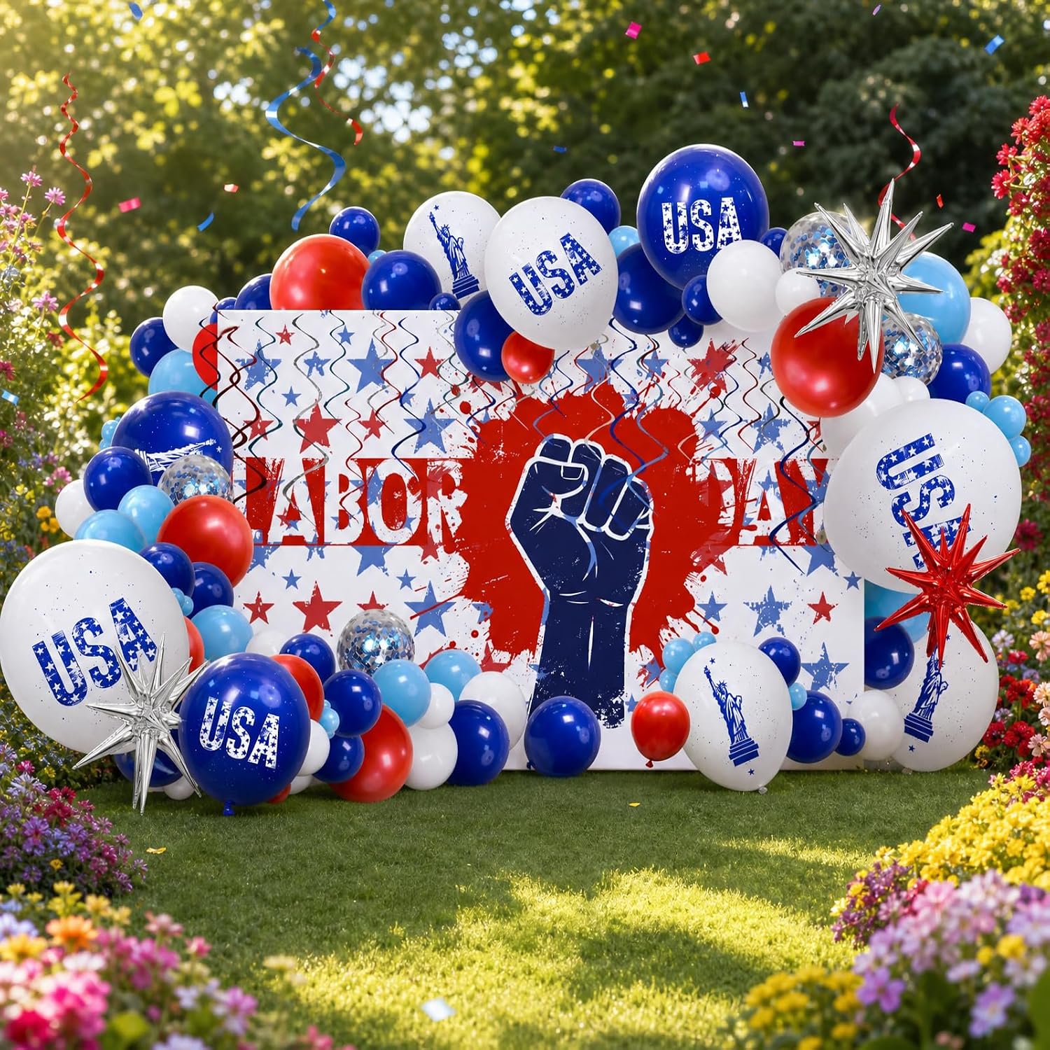 Labor Day Balloon Garland Kits