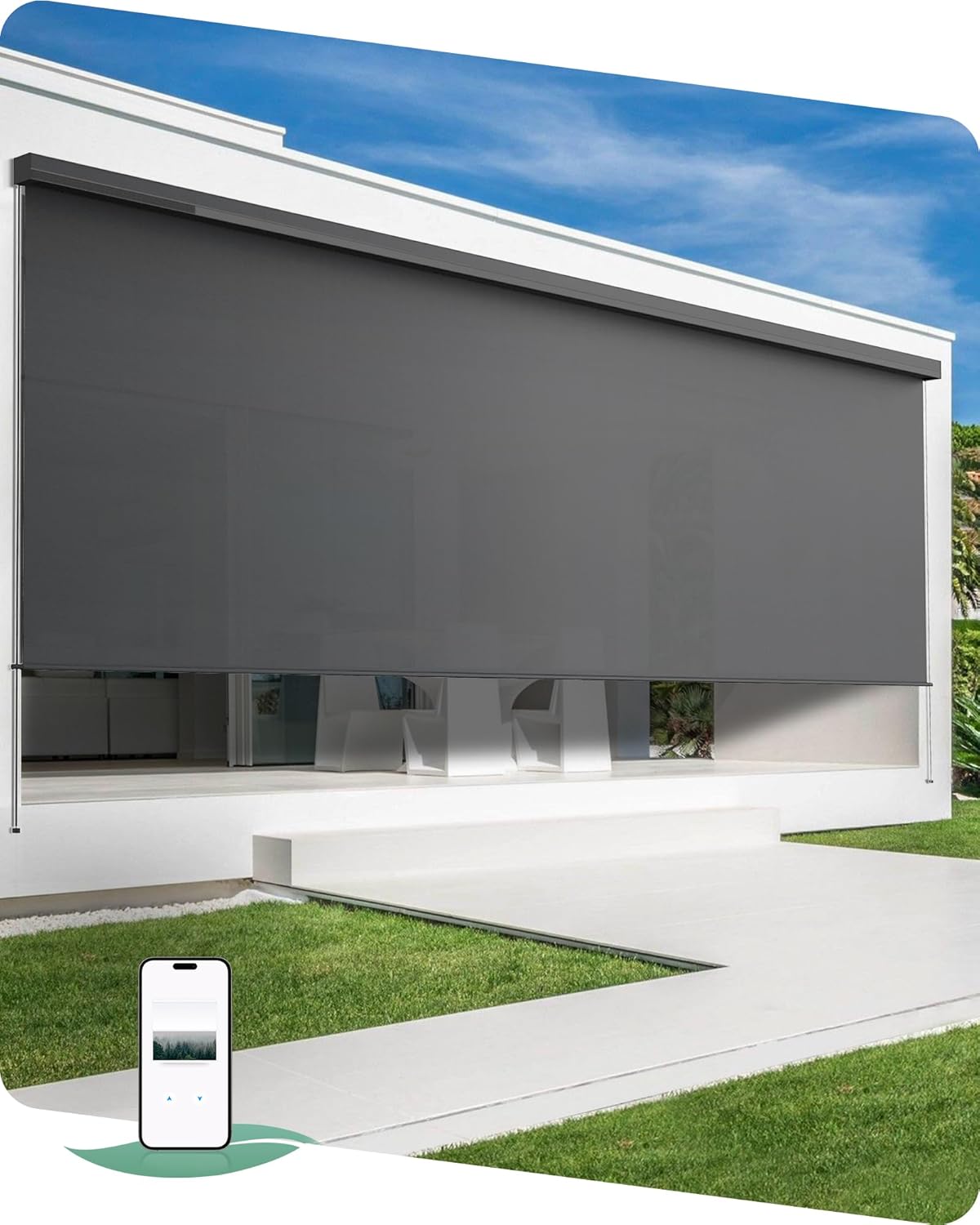 Yoolax Motorized Outdoor Shades