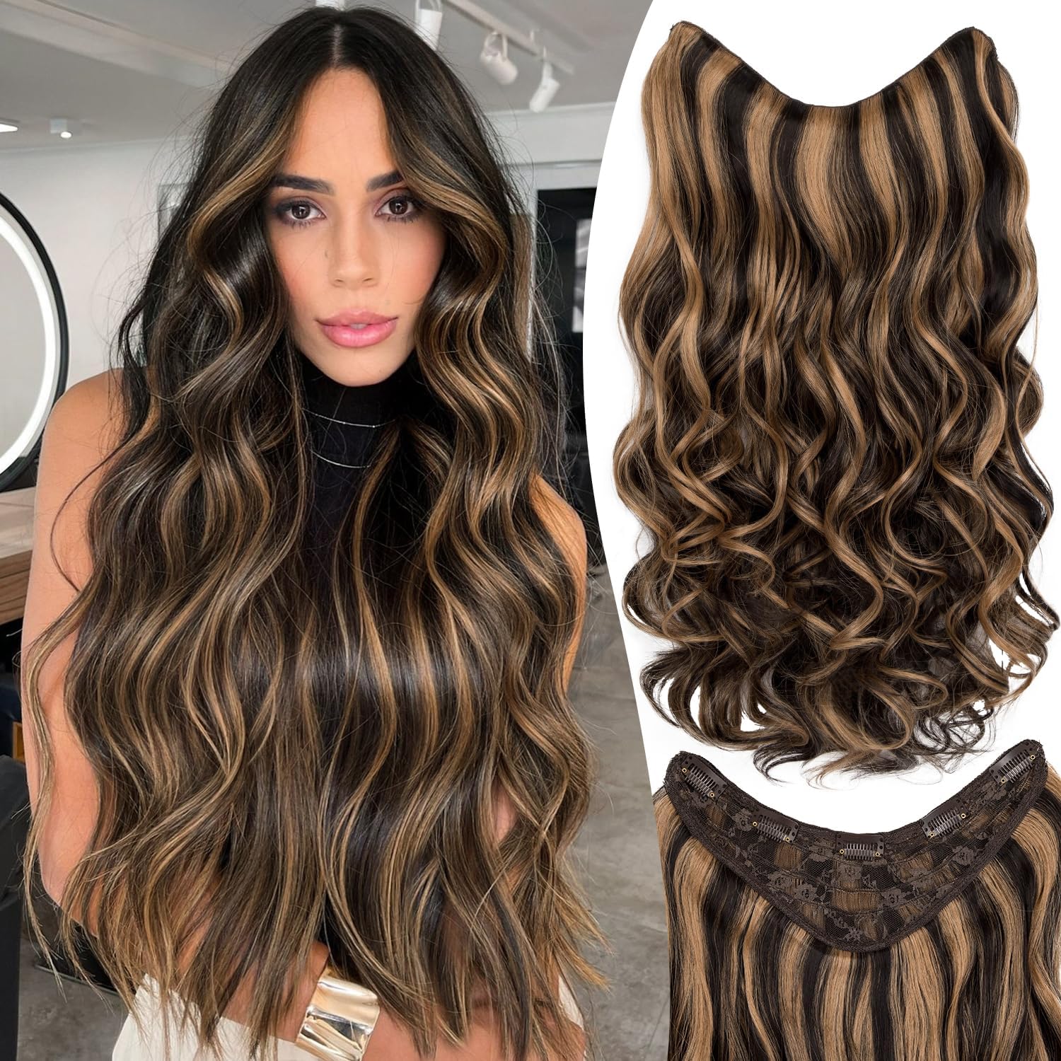 HANDAOYOU U-Lace Hair Extensions