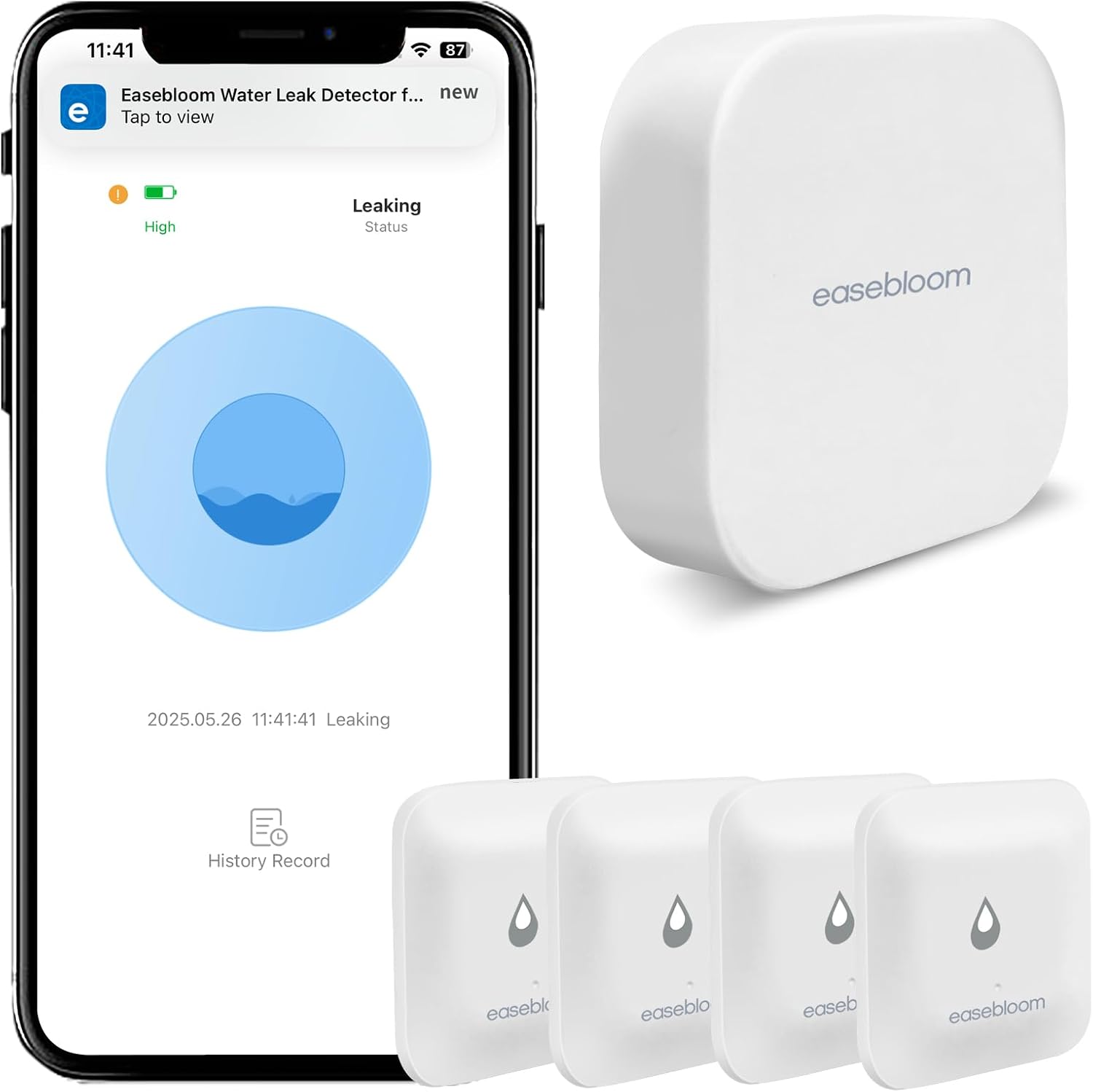 Easebloom Water Leak Sensors