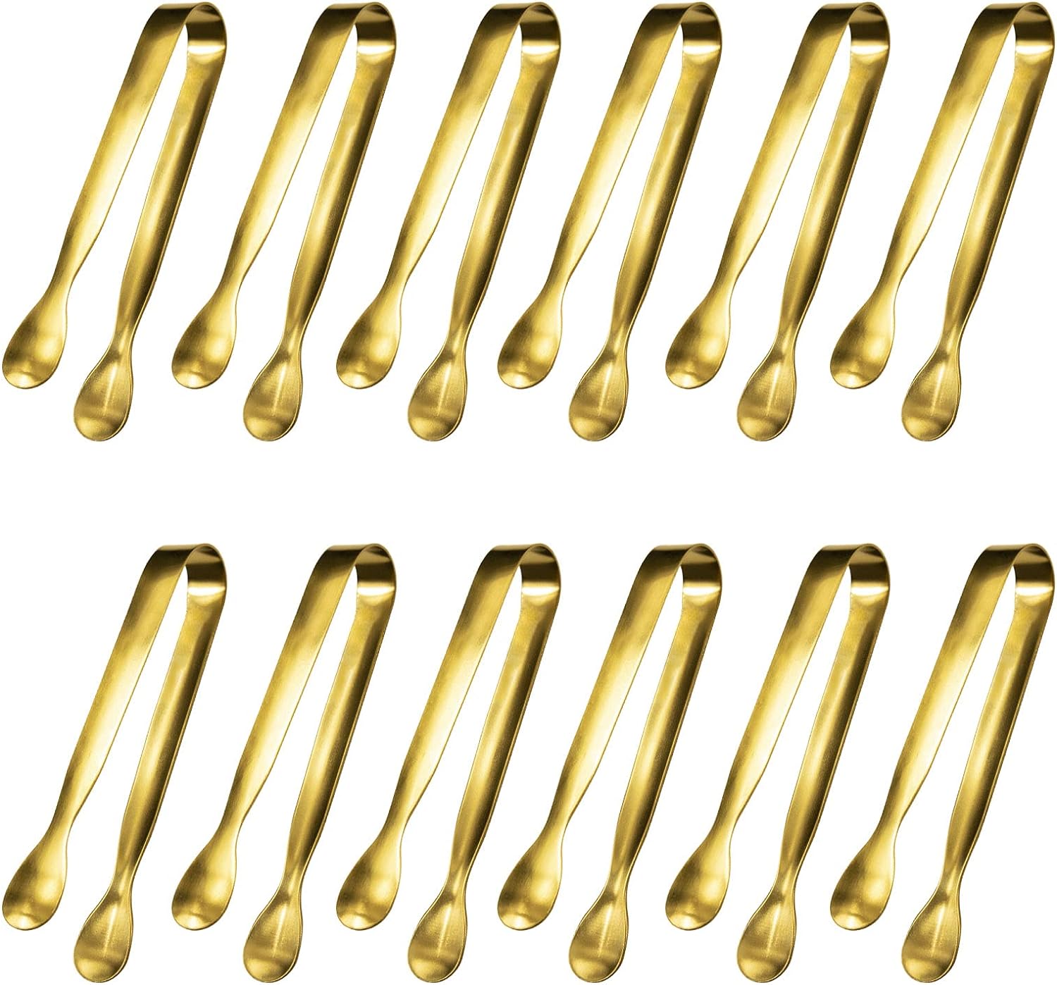 JCREN Gold Serving Tongs