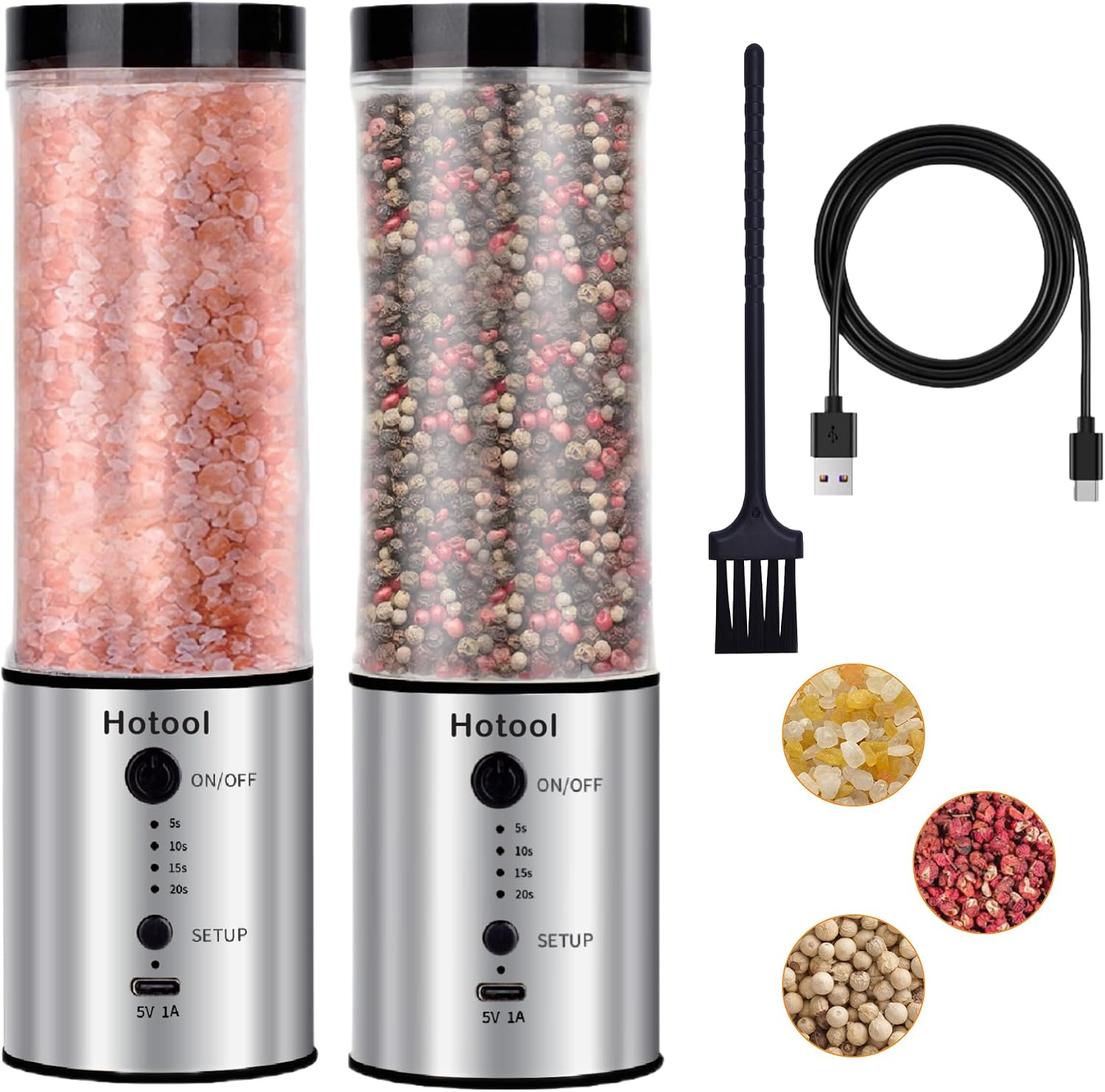 Electric Salt and Peppers | Home & Kitchen