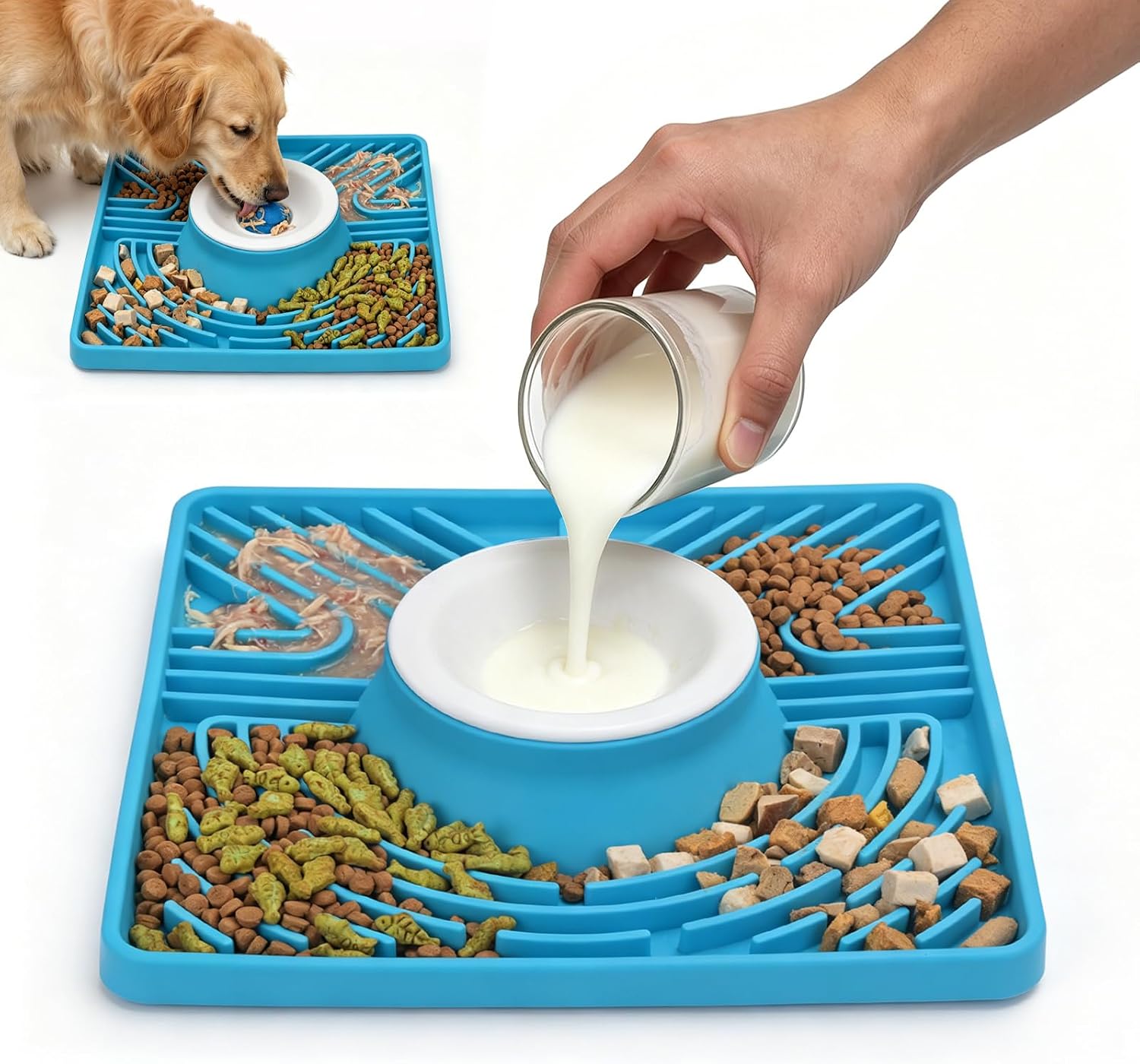Slow Feeder Dog Bowls