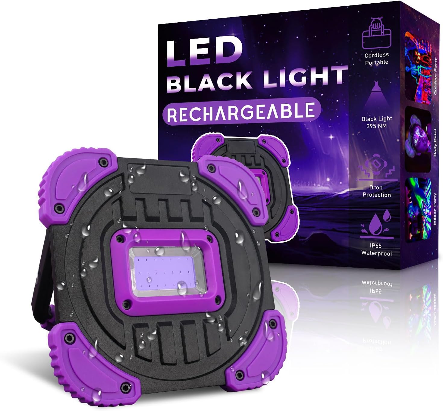 Biuonk Rechargeable Black Lights