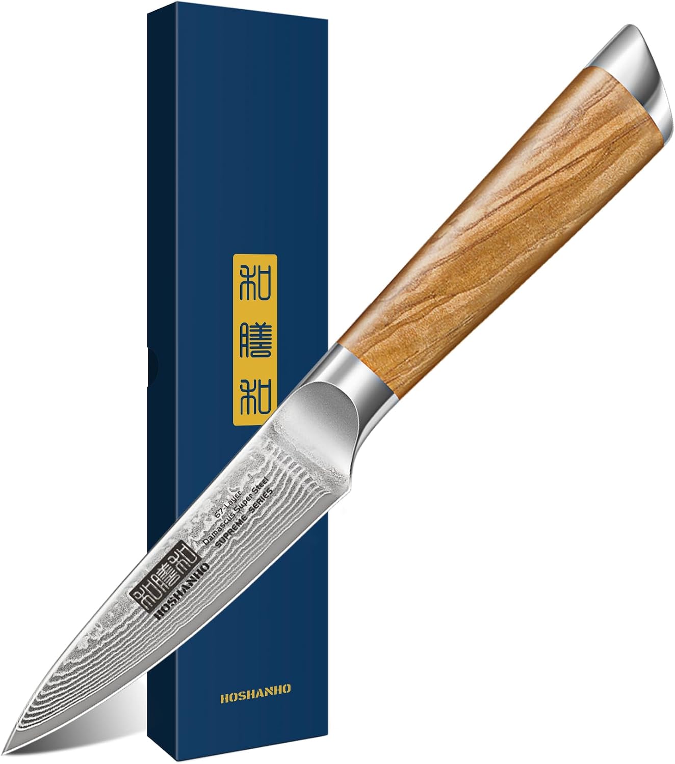 Hoshanho Damascus Paring Knives