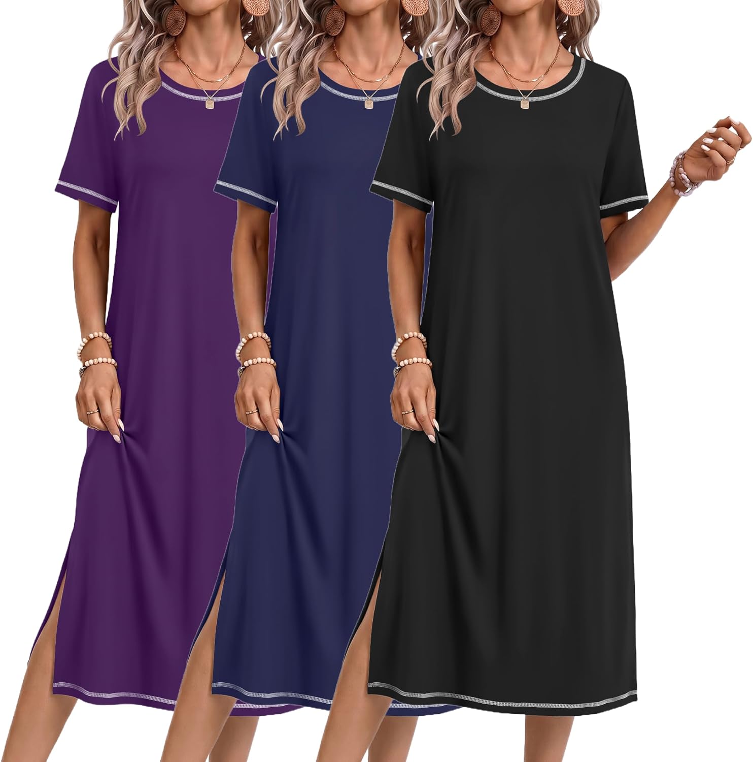 Ekouaer Long Nightgowns