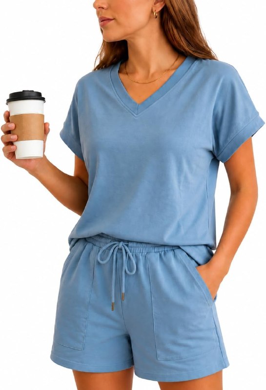 Tybidez Cotton Lounge Short Sets