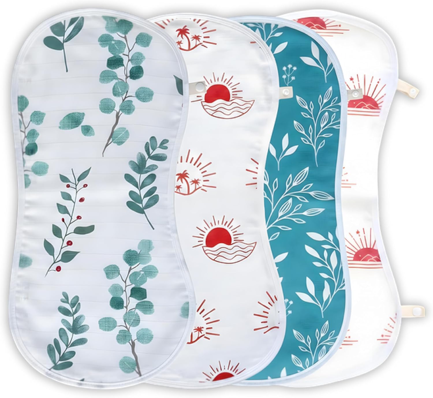 CHAKOOS Soft Bamboo Burp Cloths