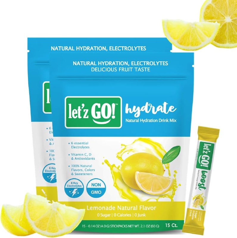 Let'z Go Hydrate Electrolyte Packets