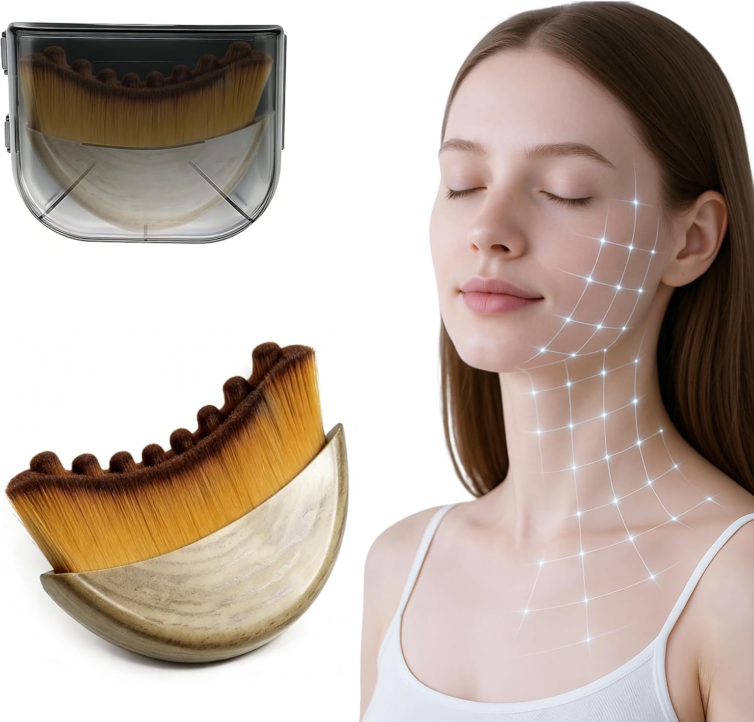 Lymphatic Contour Face Brushes