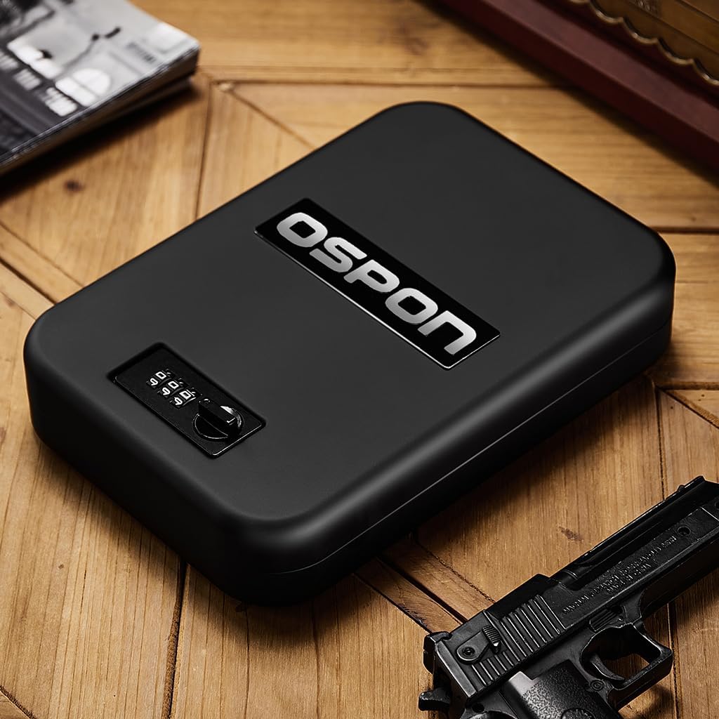 Portable Gun Safes with Combination Lock