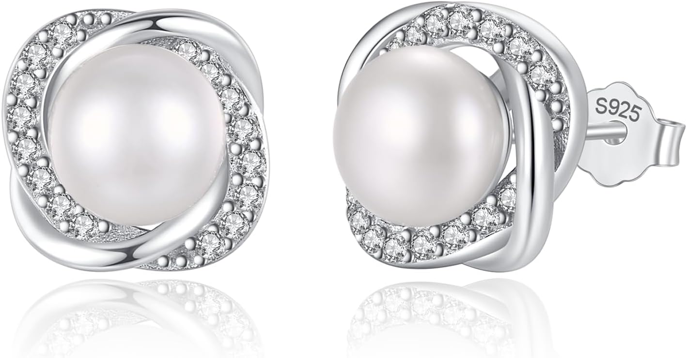 Pearl Stud Earrings
