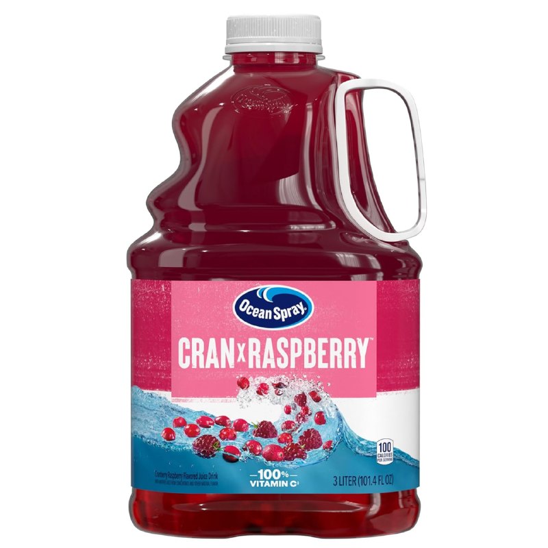 Ocean Spray Cran-Raspberry Cranberry Raspberry Juice Drink, 101.4 Fl Oz Bottle !! SUBSCRIBE AND SAVE!! Checkout with sub and save for maximum discount