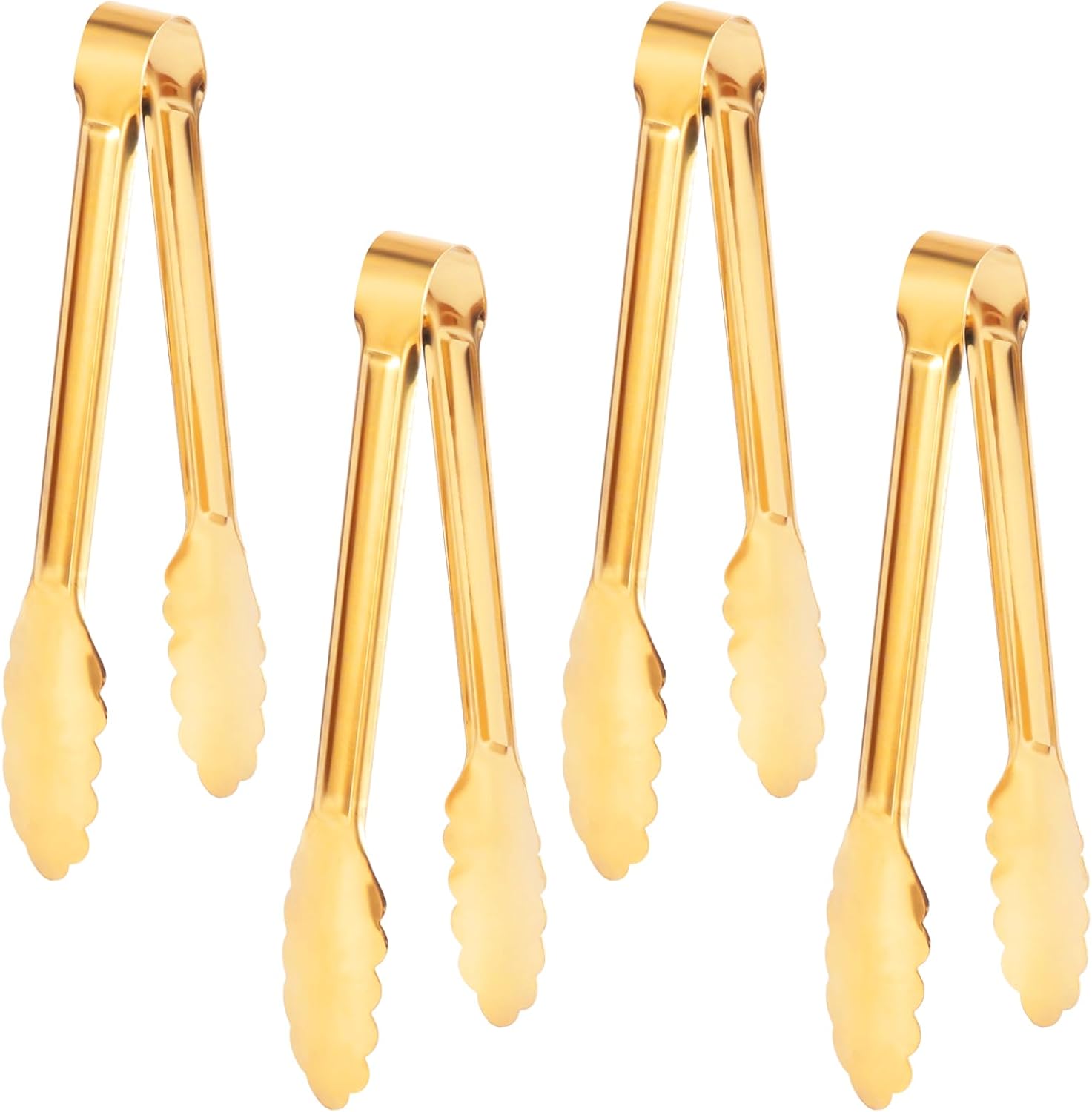 Gold Serving Tongs