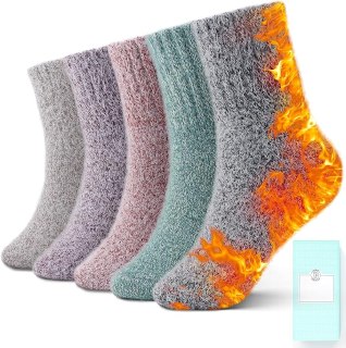Socks For Women 5 Pairs Thermal Thick