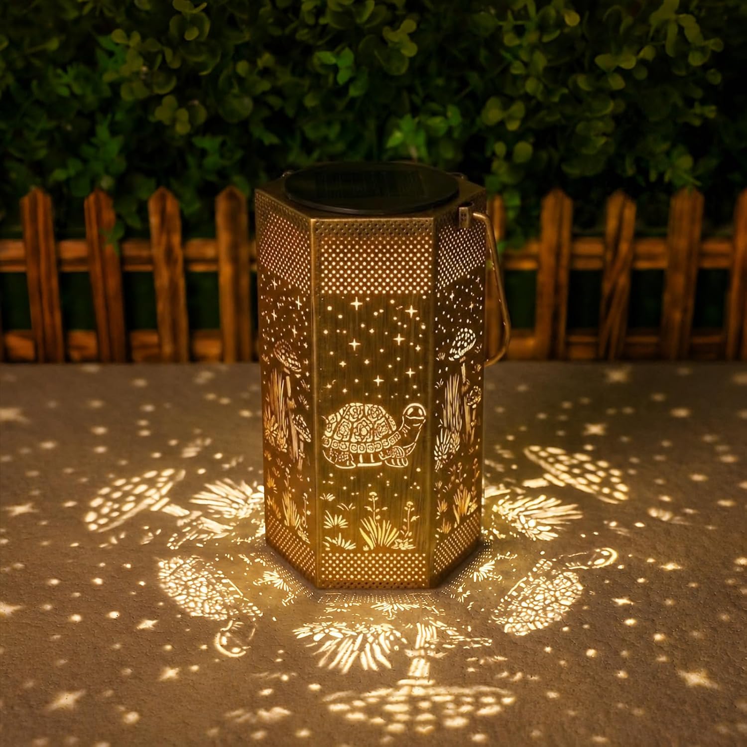 Garden Decor Turtles Solar Lantern Outdoor Waterproof