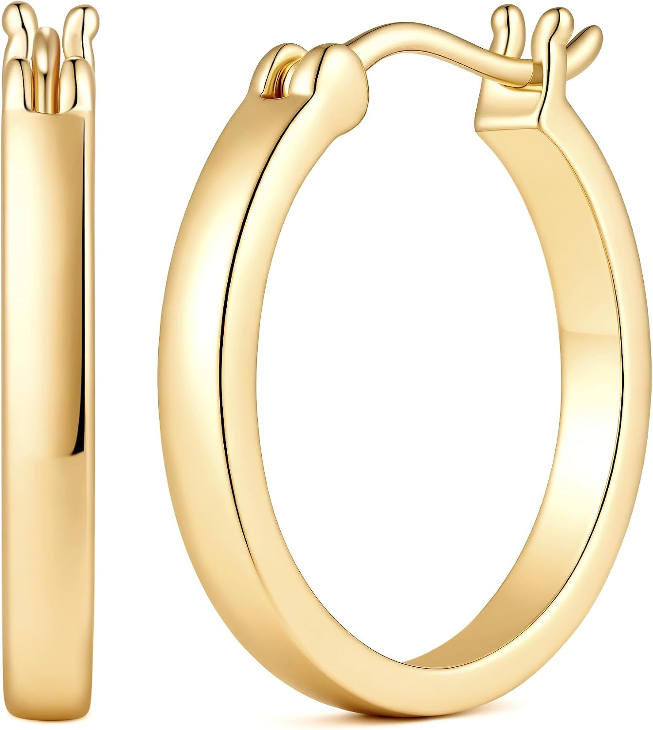 NVKZG 14K Gold Hoop Earrings