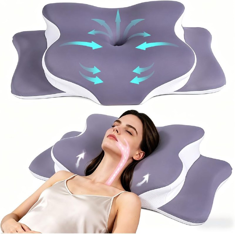 Cooling Memory Foam Cervical Pillows