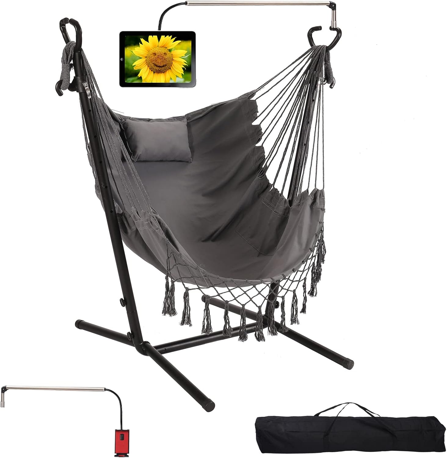 Grey Boho Hammocks