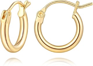 14K Gold Hoop Earrings