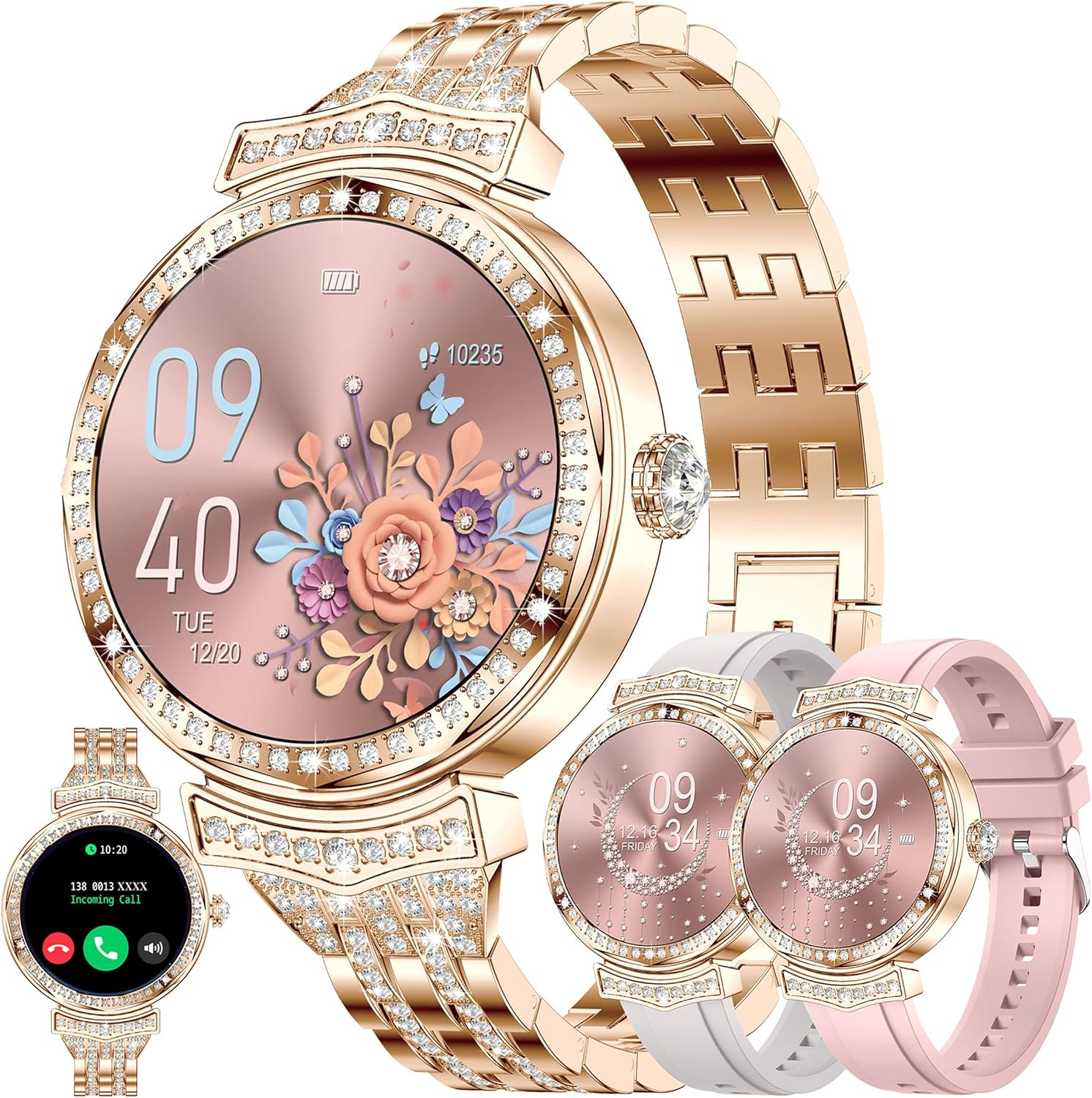 Smart Watches for Women (Gold