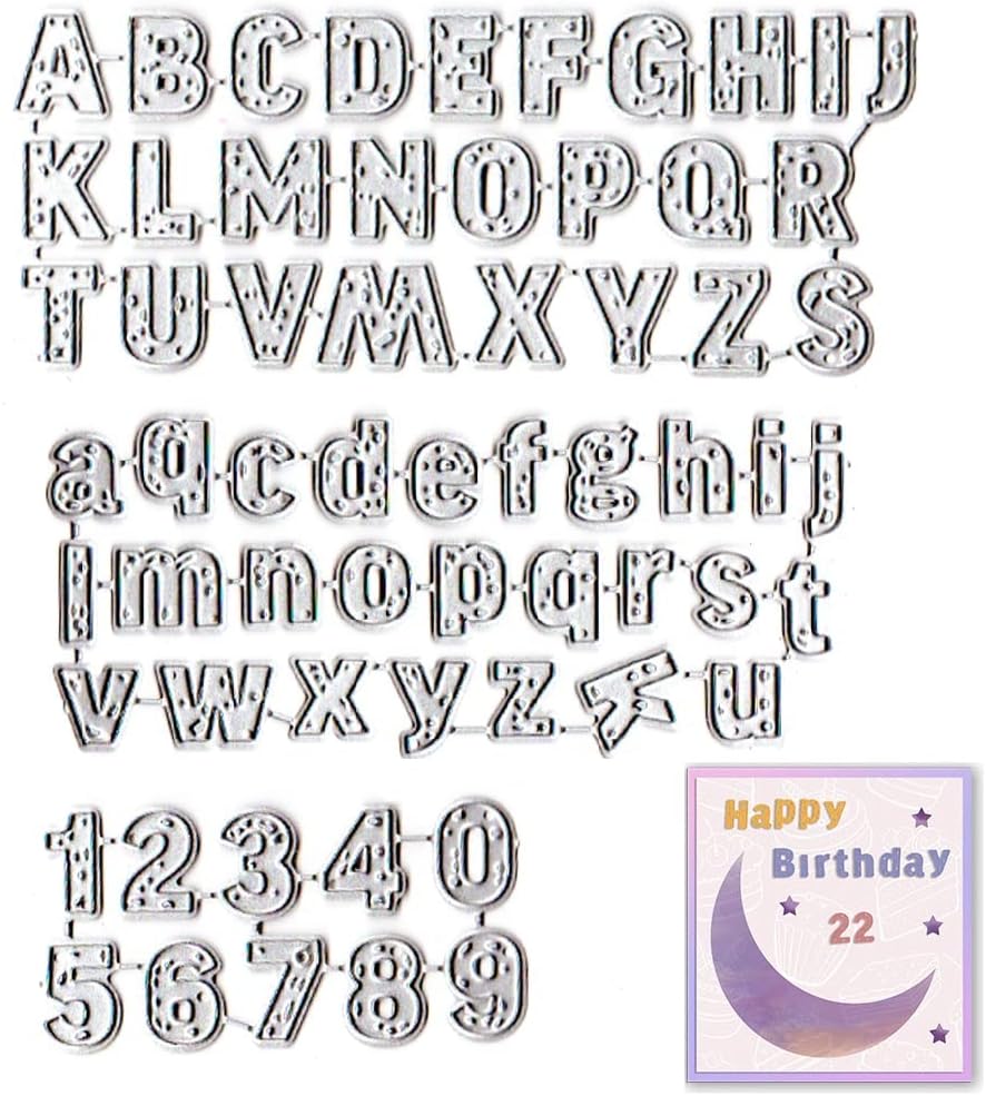 Estivaux Alphabet Letter Die Cuts
