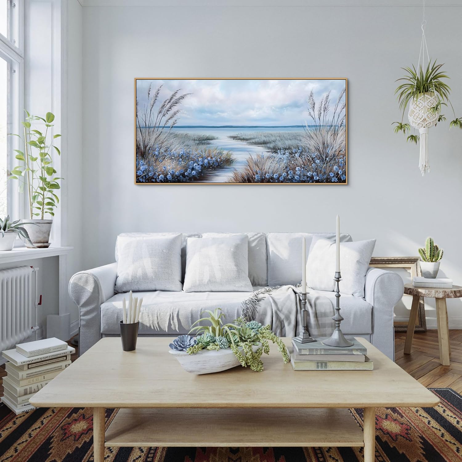 KLAKLA Beach Wave Canvas Art