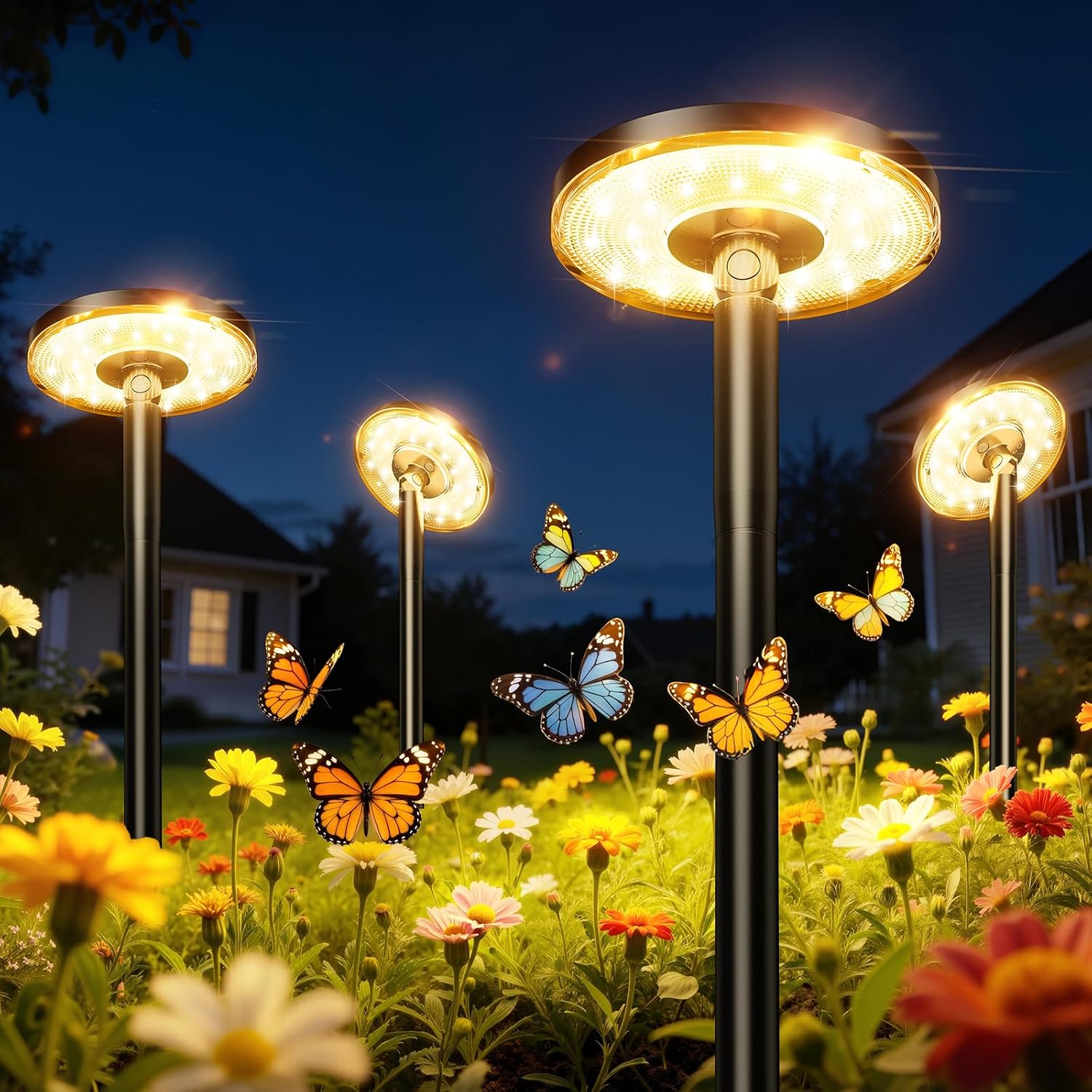 Solar Pathway Lights Set