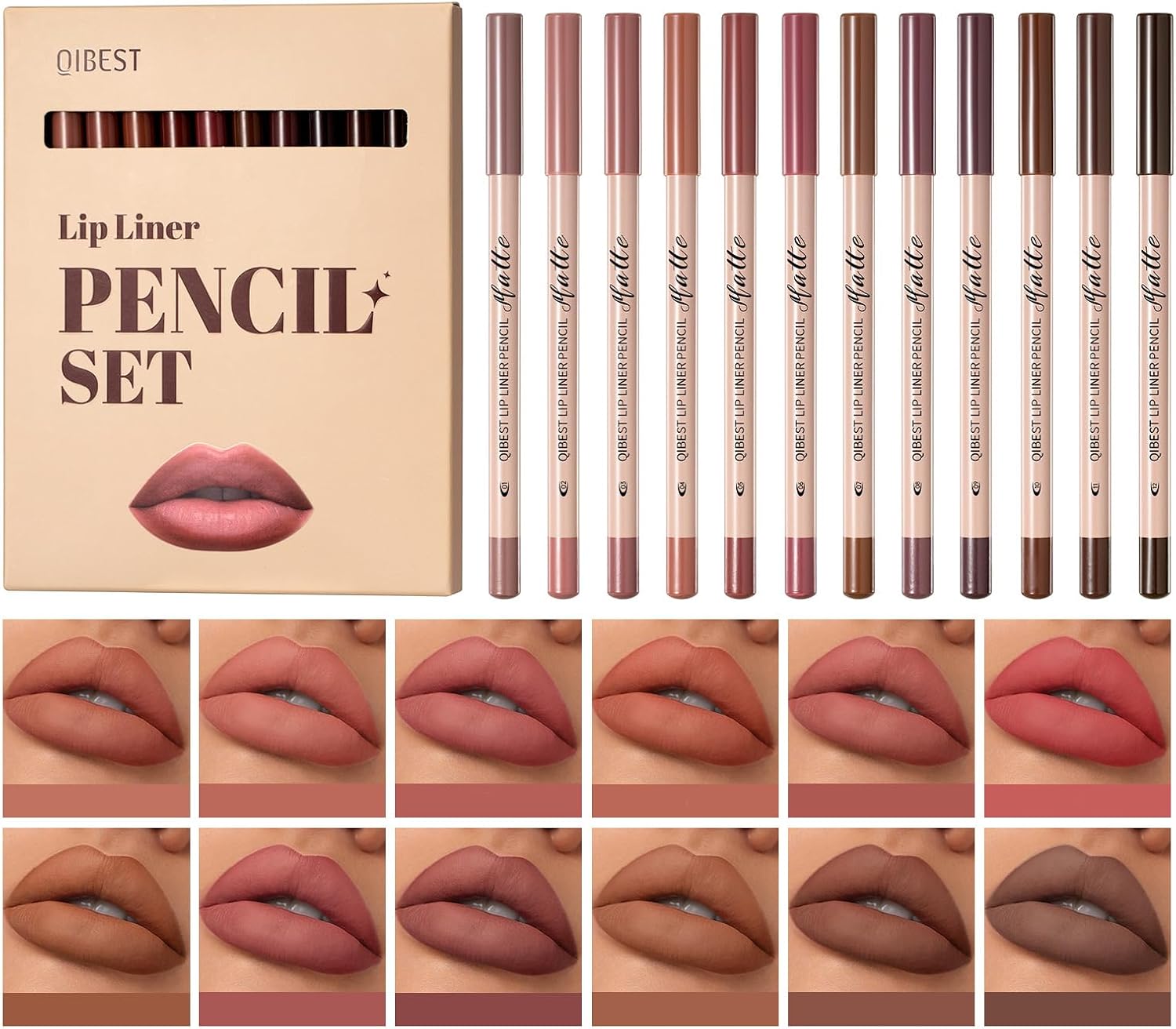 Gireatick Matte Lip Liners