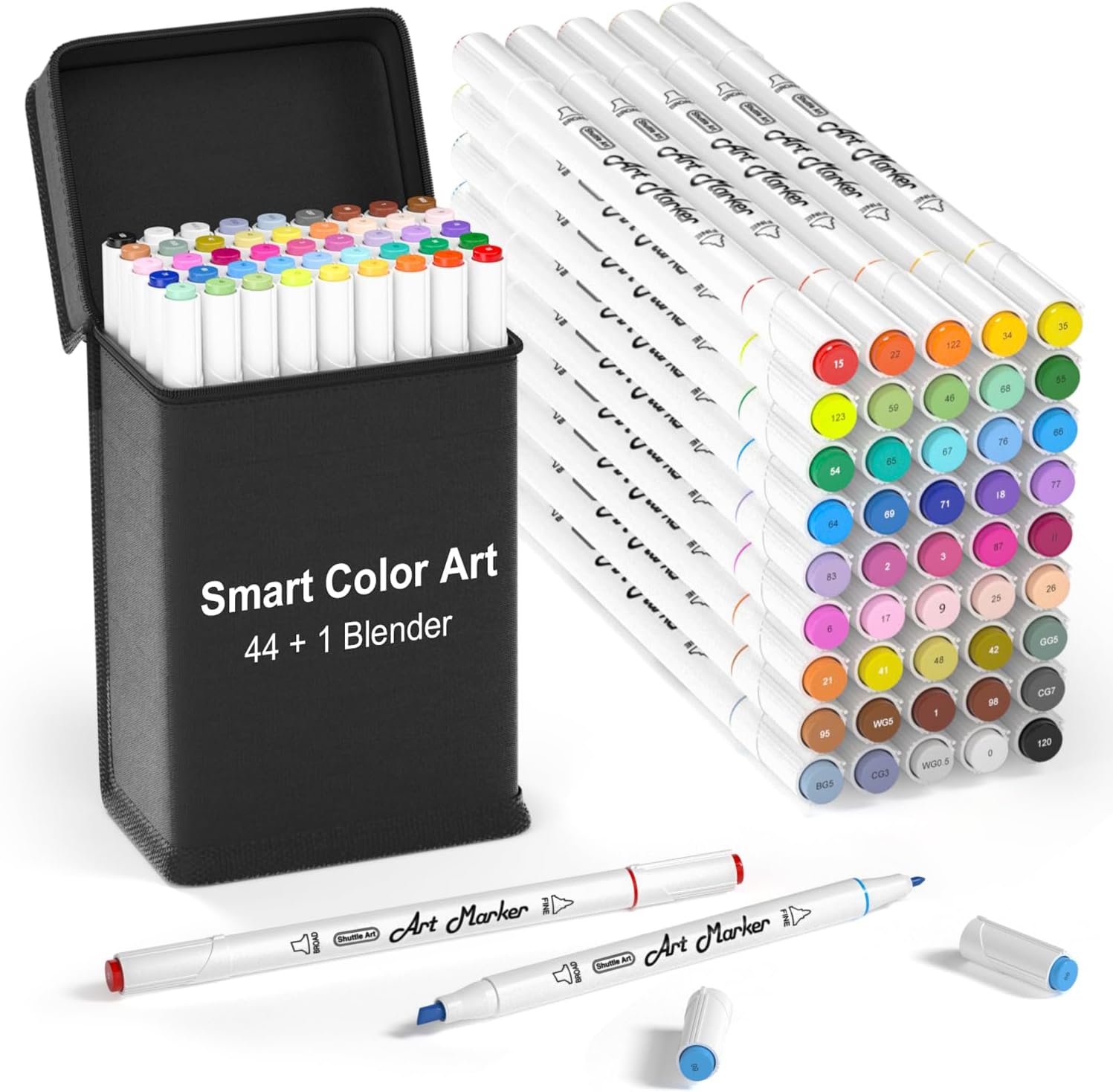 Smart Color Art Markers (45-Pack