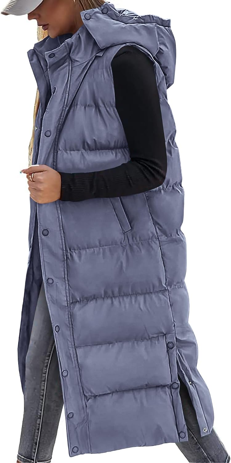 BTFBM Long Quilted Puffer Vests