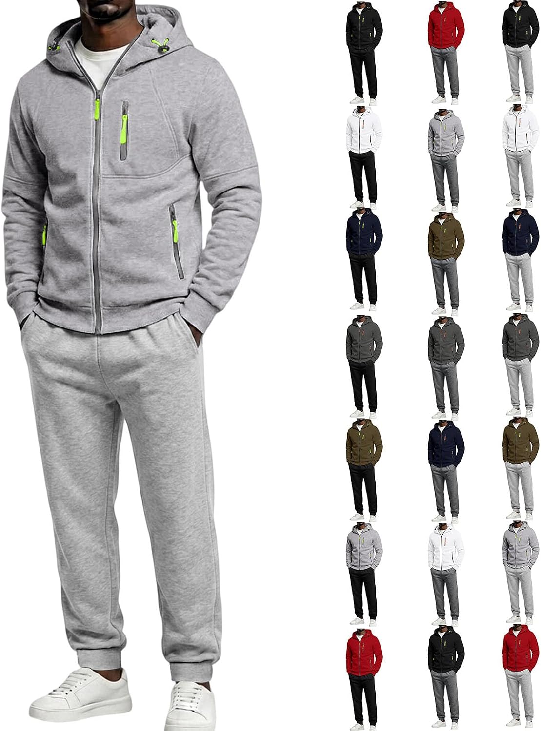 Men's Fleece Sweatsuit Sets