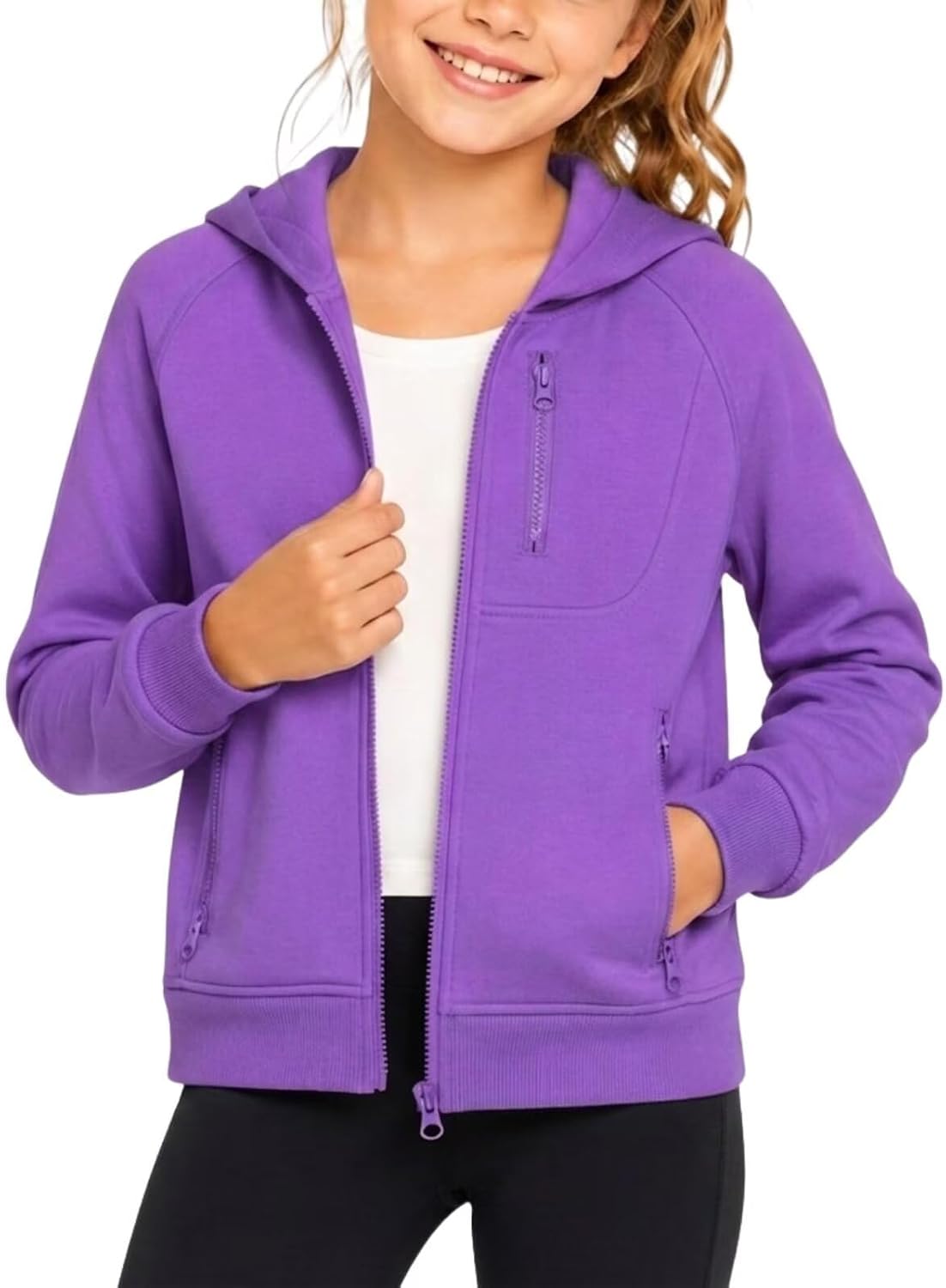 WELAKEN Girls Lightweight Hooded Jackets
