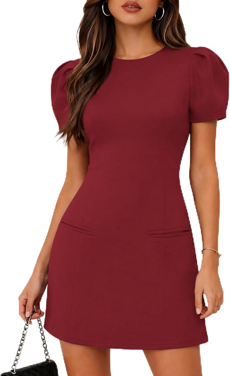 Summer Dress for Women, Party Elegant Bussiness Cocktail Mini Dress