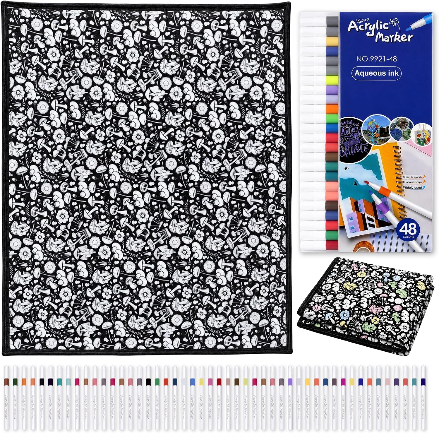 DIY Coloring Blankets with Markers