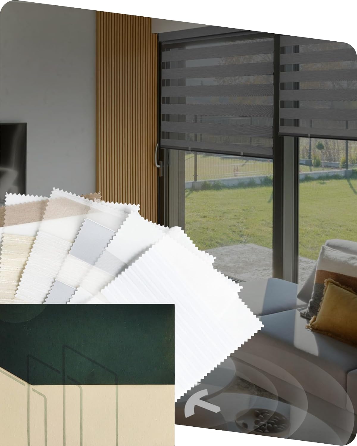 Yoolax Zebra Blinds