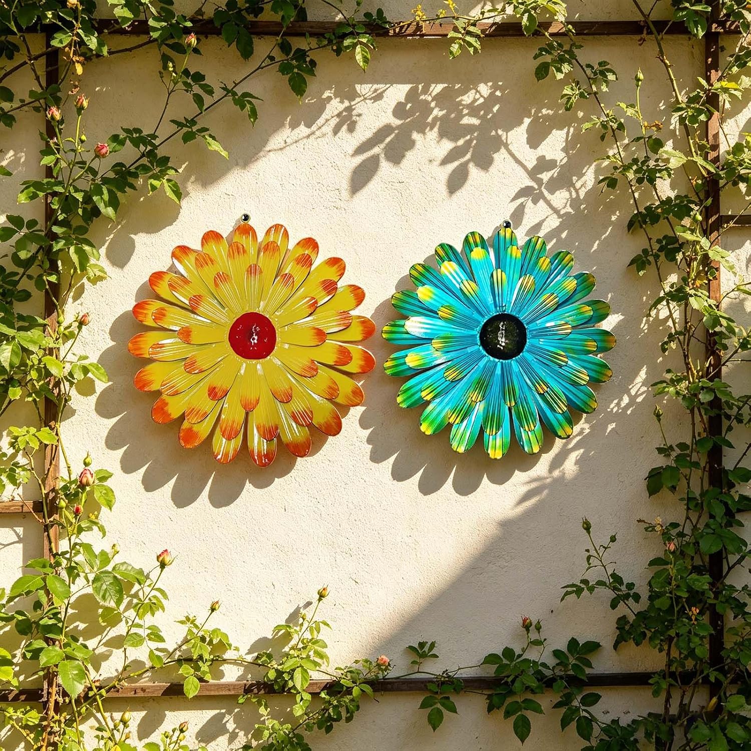 Houlishu Metal Floral Wall Decors