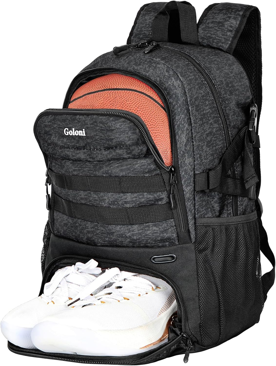 Basketball Backpack,Large Basketball Bag with Ball Compartment & Shoe Compartment,Sports Bag Fit Volleyball, soccer