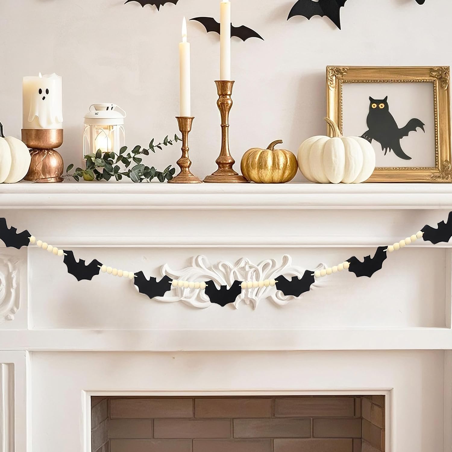 Black Felt Bat Garlands