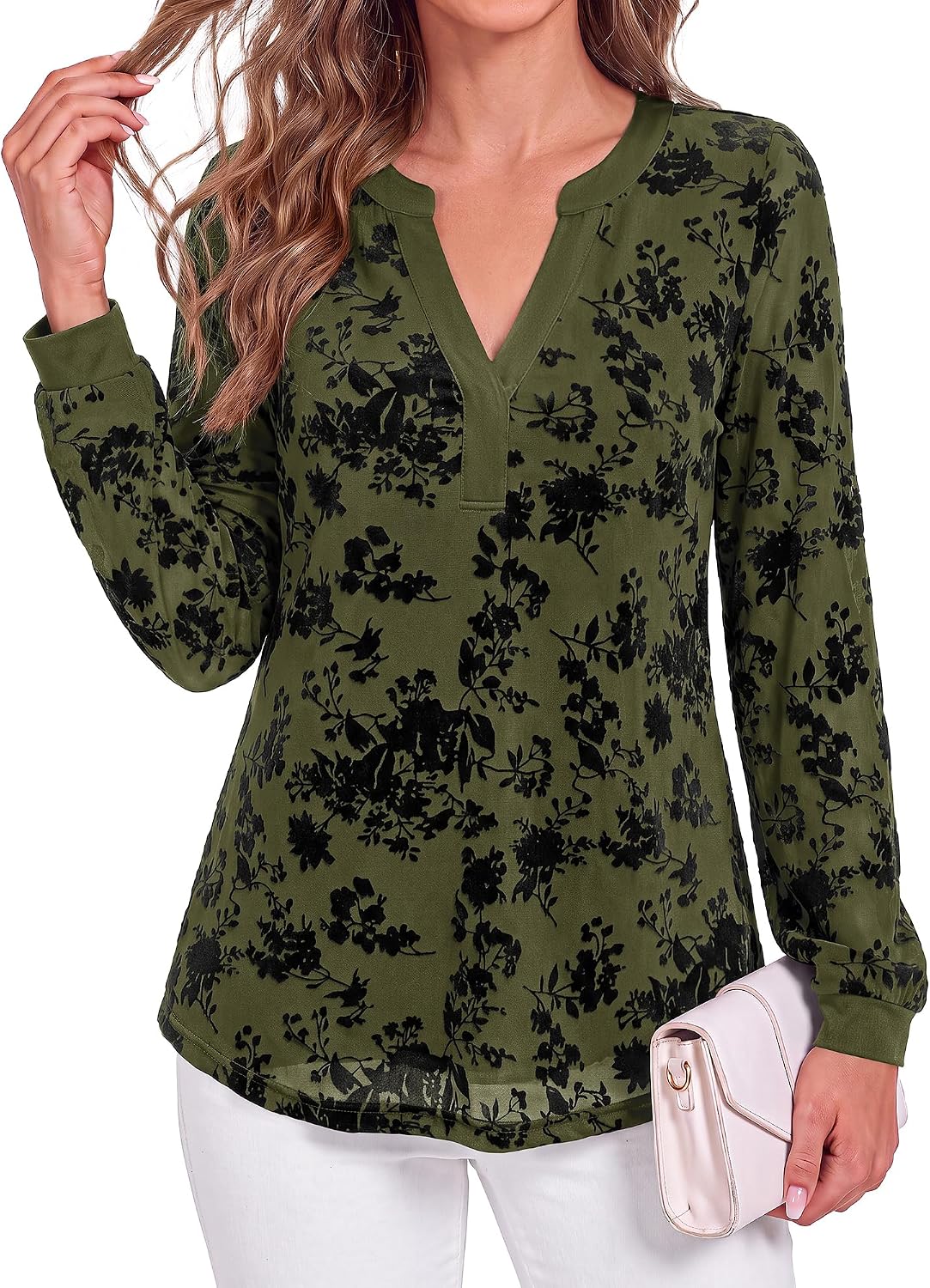 BTFBM Floral Mesh Blouses