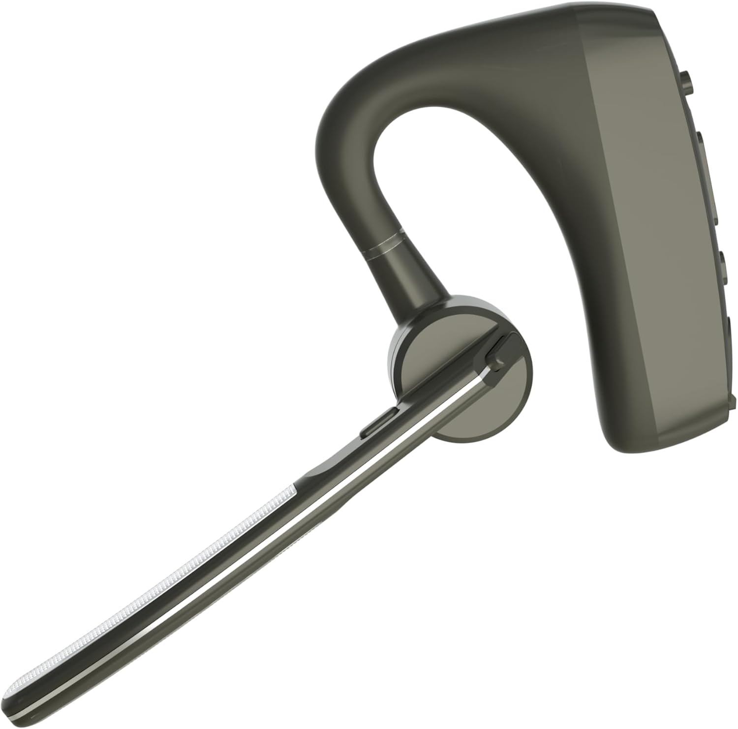 Bluetooth Headset Wireless Headphones Over Earbud Hook with Long Mic