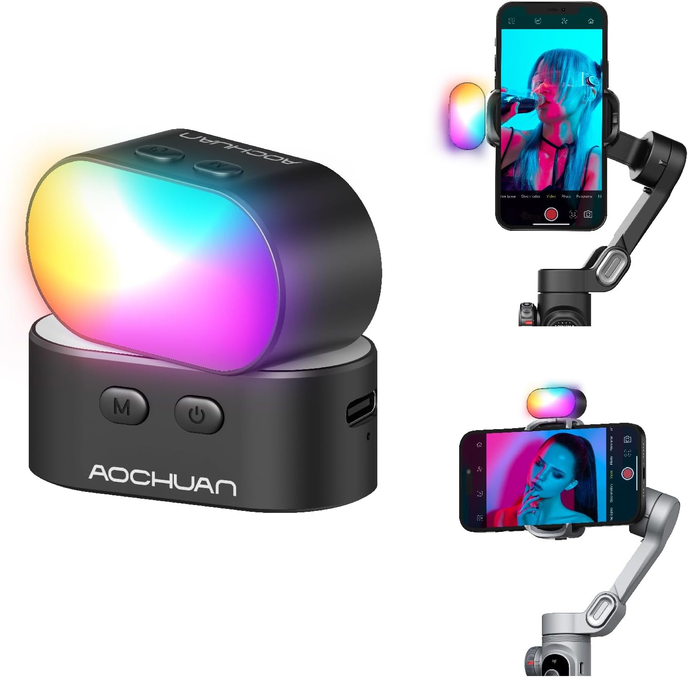 AOCHUAN RGB Magnetic Fill Lights