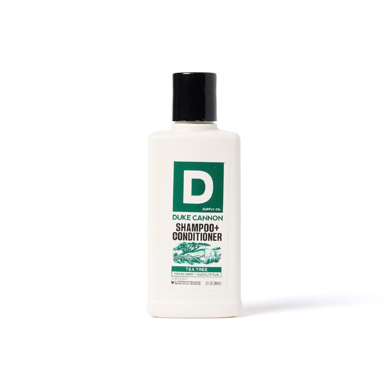 Duke Cannon Tea Tree 2-in-1 Shampoo and Conditioner - 3 fl oz !! SUBSCRIBE AND SAVE!! Checkout with sub and save for maximum discount