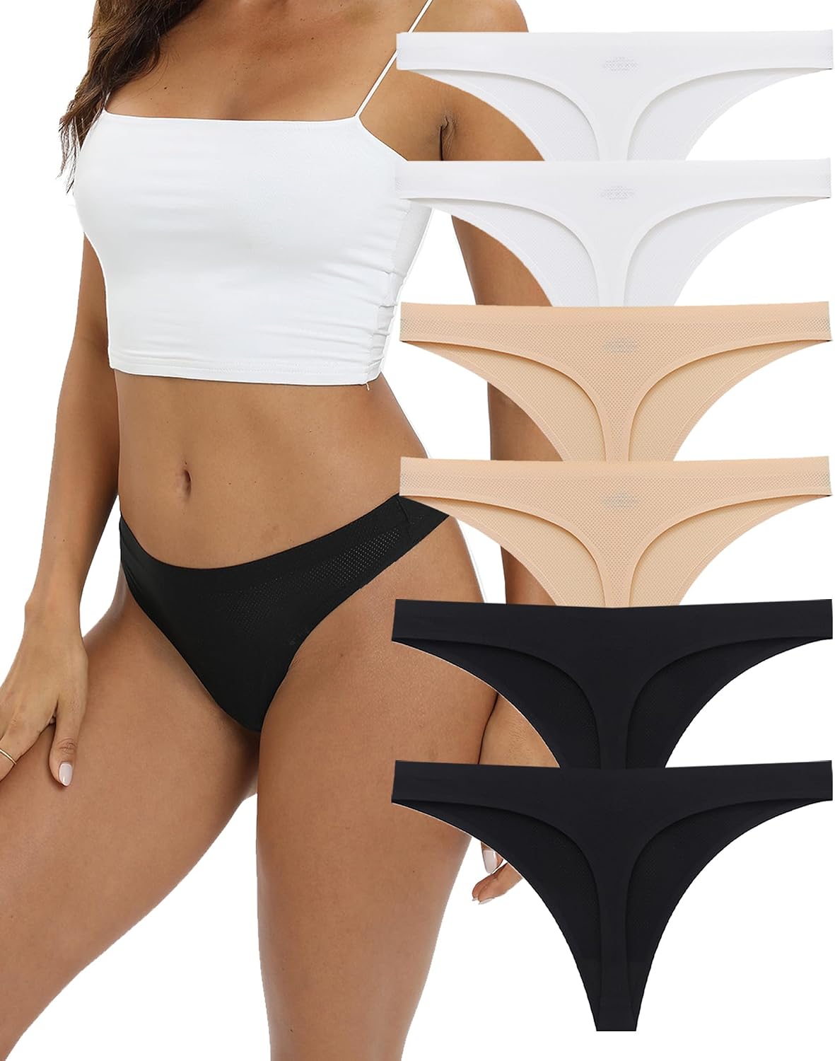 SweetSnow Thongs 6-Pack