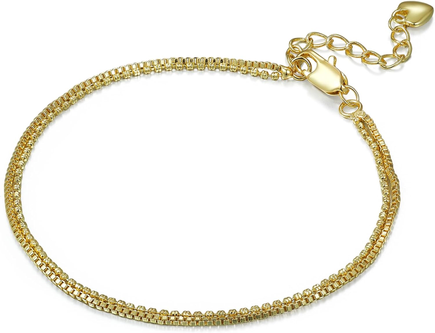 SHINYTE Gold Layered Chain Bracelets