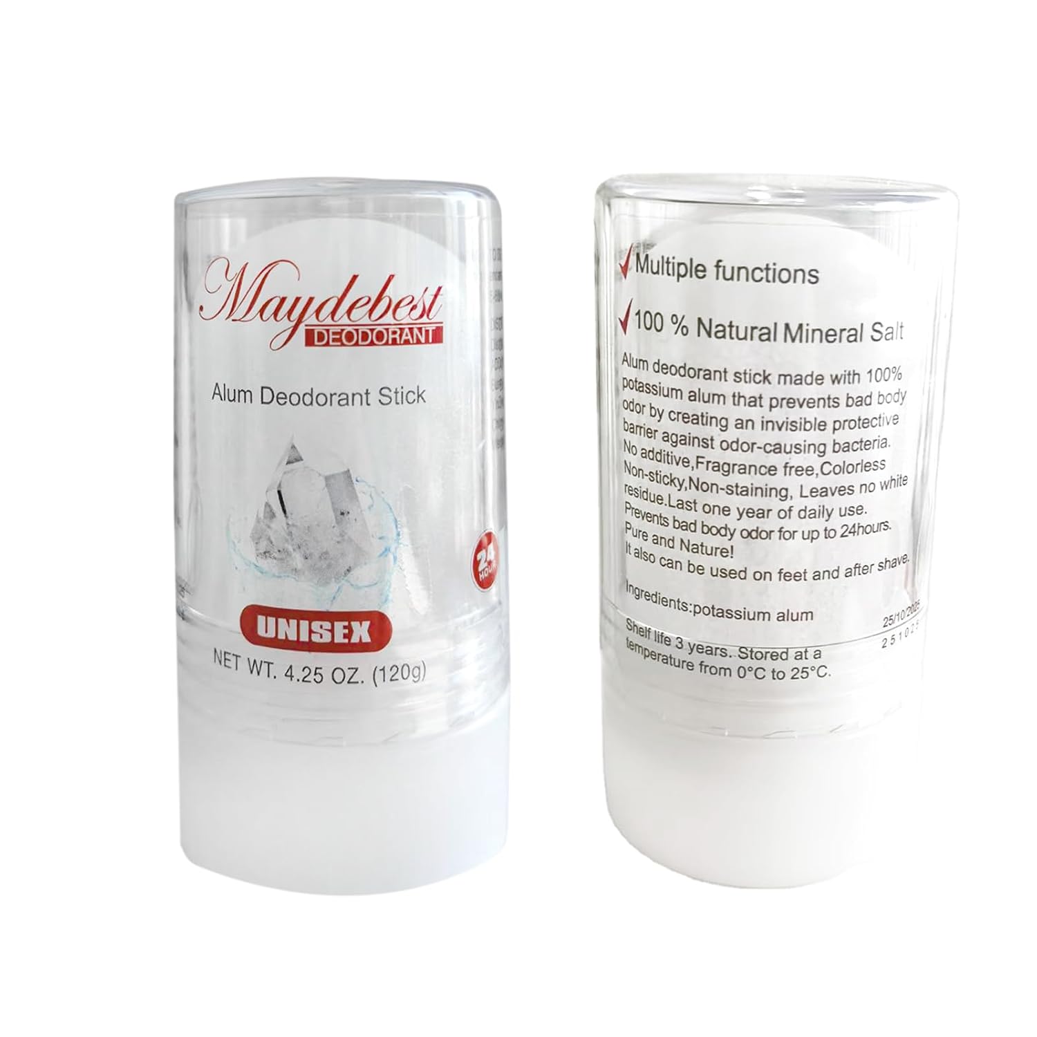 Maydebest Crystal Deodorant Sticks