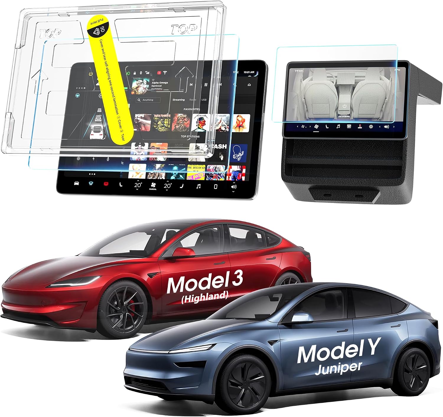 Tesla Model 3 & Y Screen Protectors