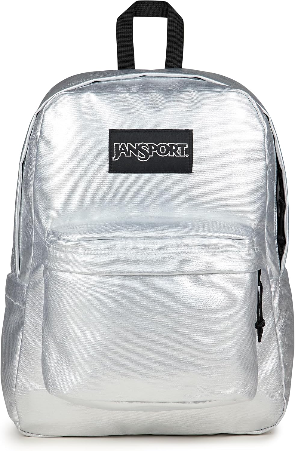 JanSport Superbreak Plus FX Backpack - Work, Travel, or Laptop Bag with Water Bottle Pocket - Surreal Shine