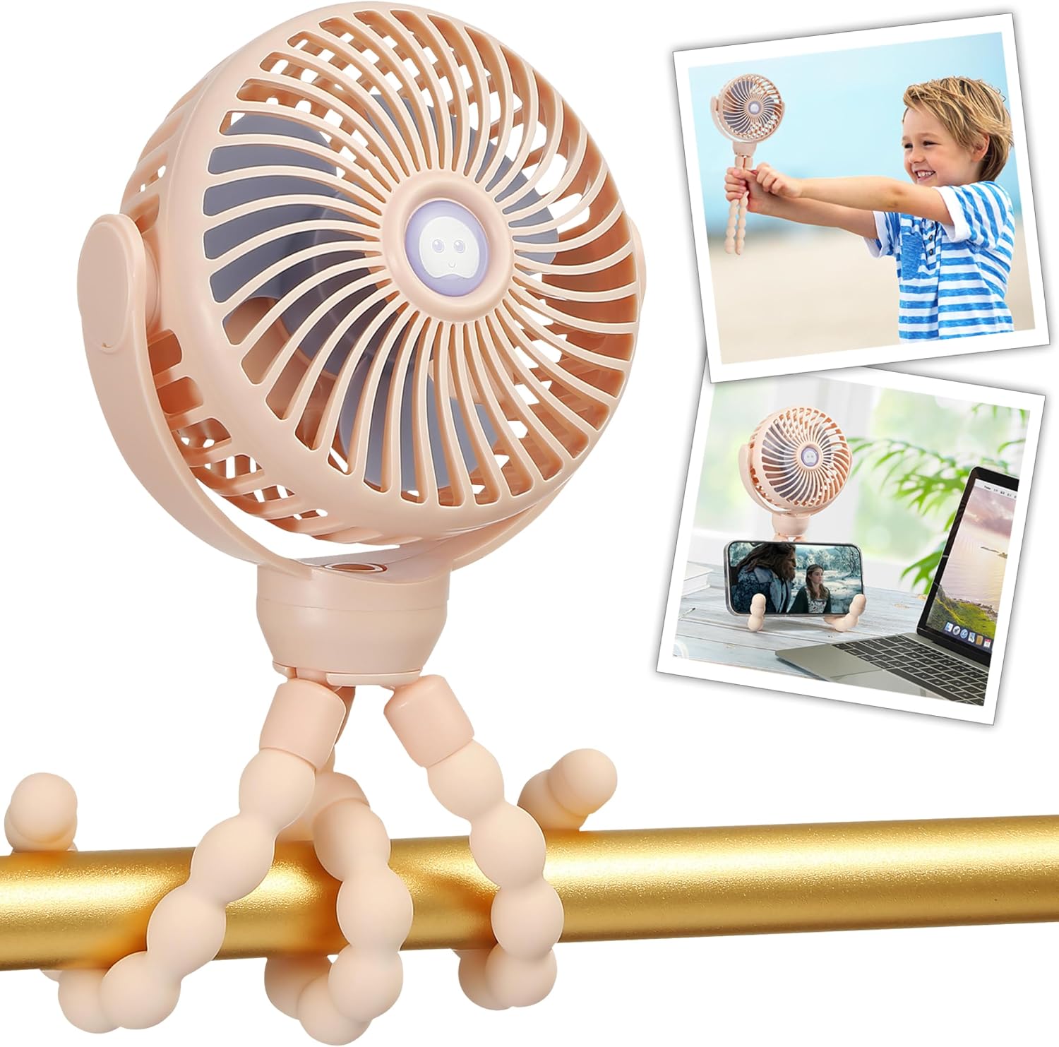 Snawowo Mini Portable Stroller Fans