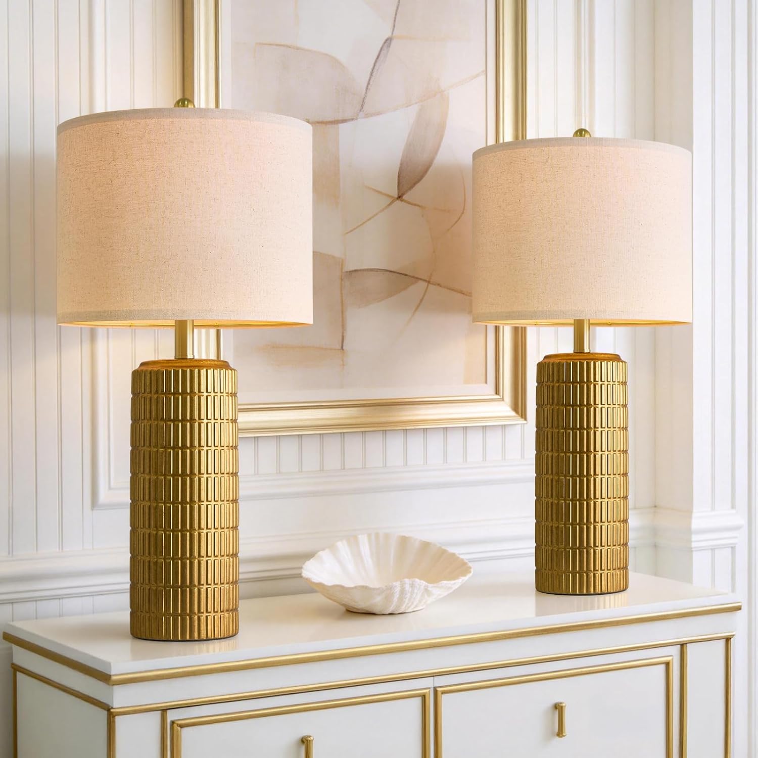 PoKat Brass Gold Table Lamps